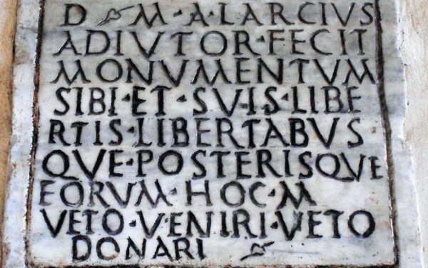 Roman grave marker