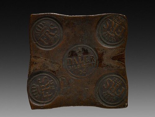 Swedish copper plate money