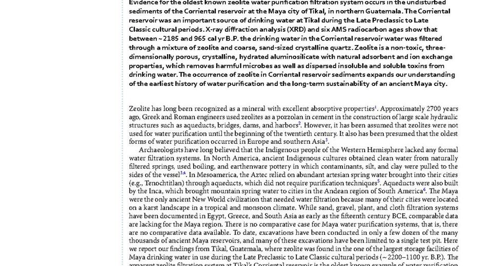 Tikal LiDAR discovery